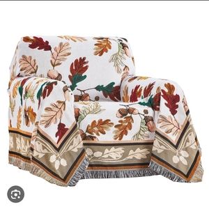 NWT Autumn Leaf Tapestry Protective Furniture Cover